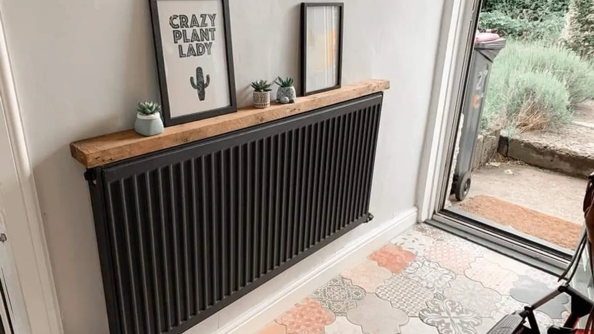 Grey radiator