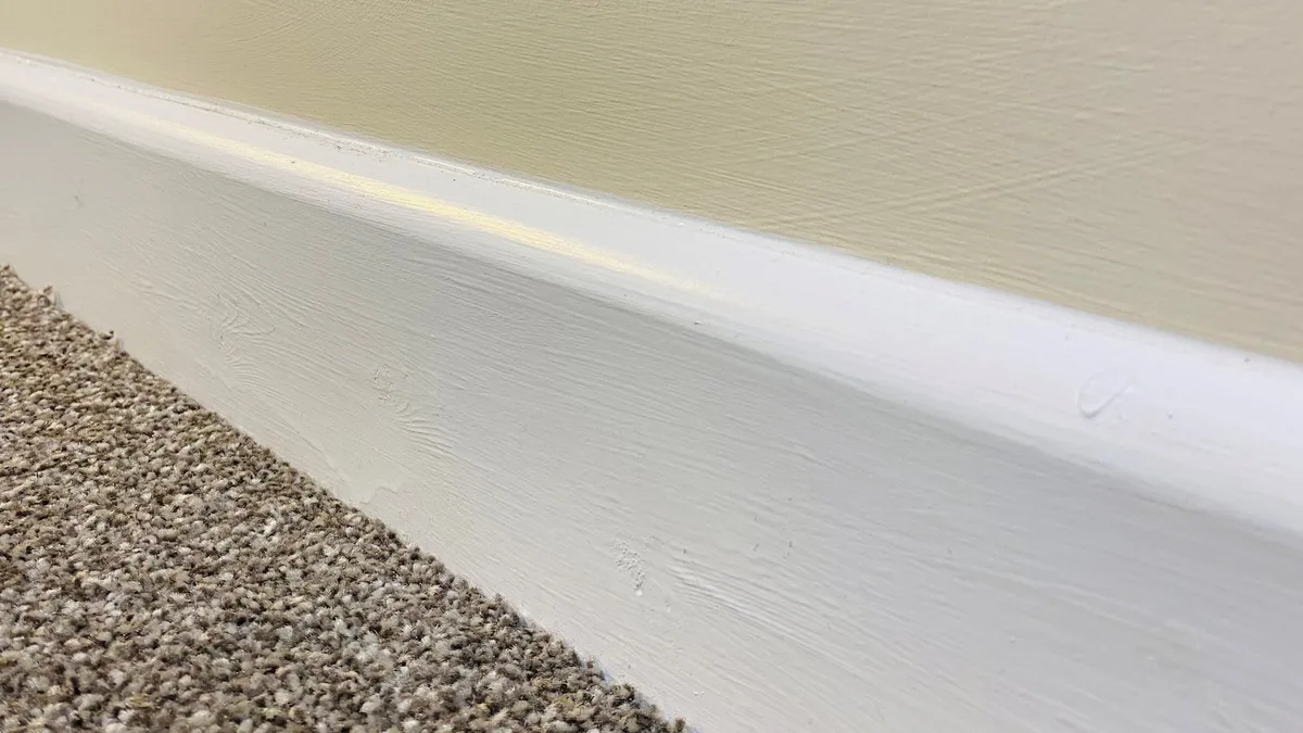 Painted Skirting Board