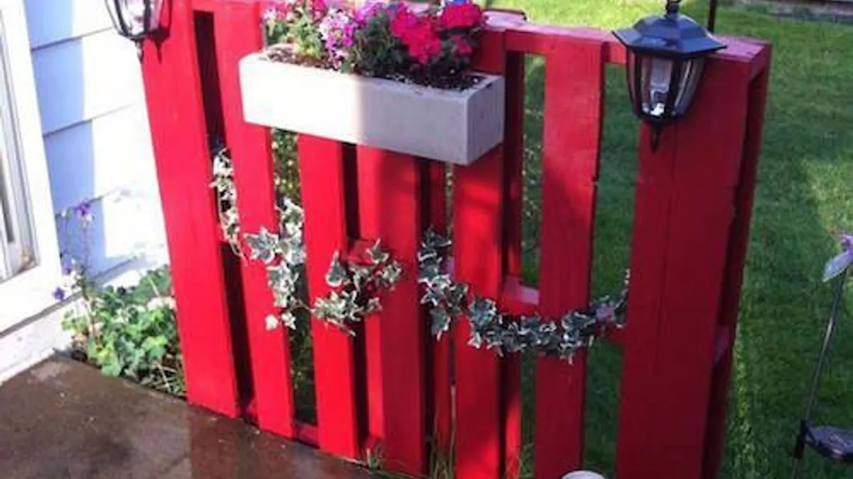 Painted wooden furniture