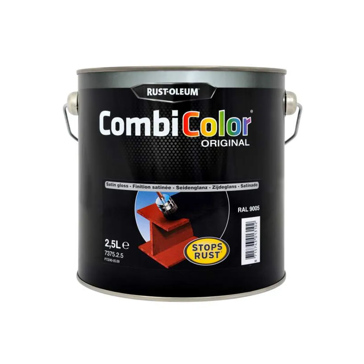 Rust-Oleum 7375 Combicolor Satin Black