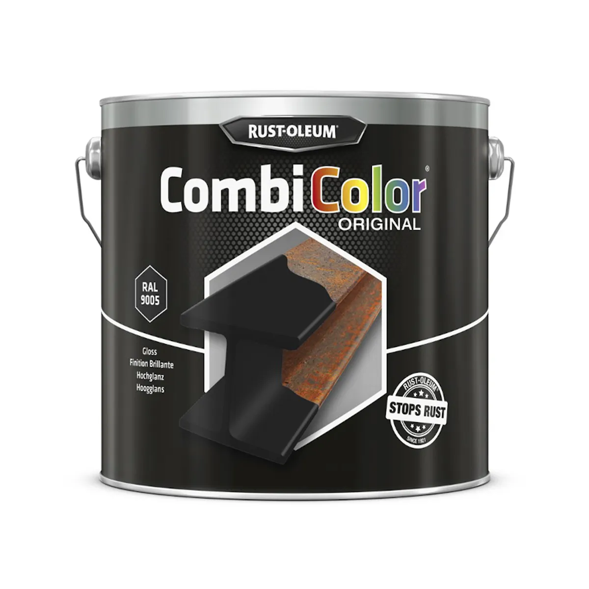 2.5L Rust-Oleum Combicolor Smooth Black