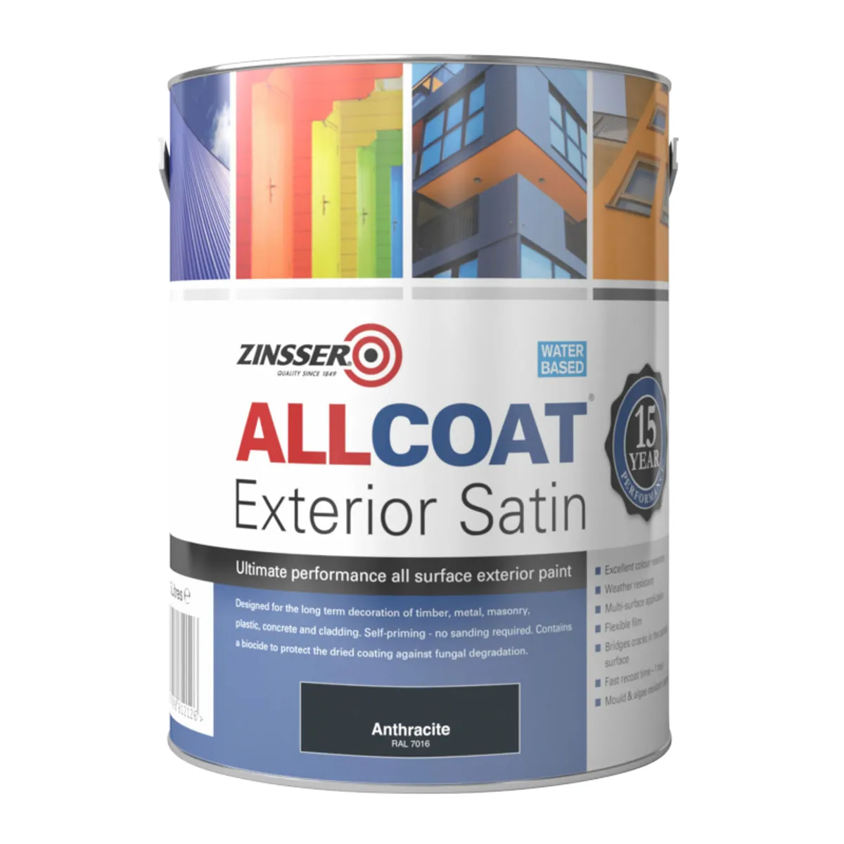 Allcoat Ex Satin Anthracite 5 L 800