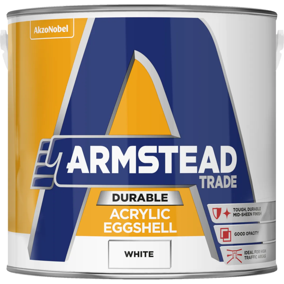 Armstead acrylic eggshell white