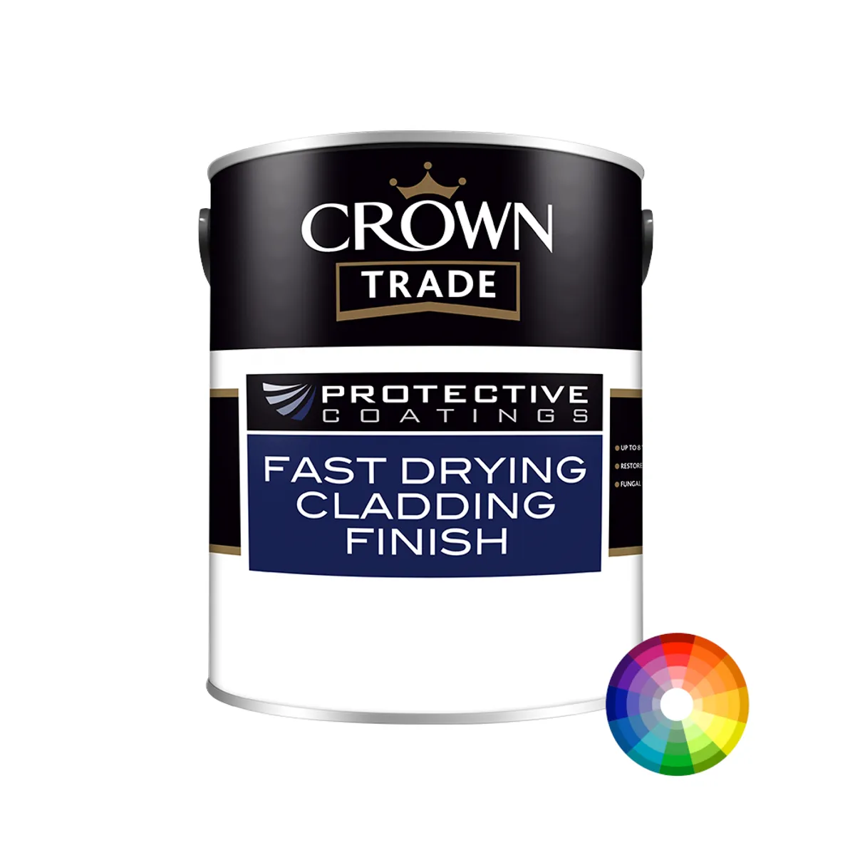 Crown cladding coating