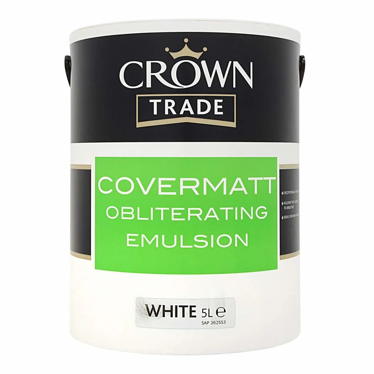 Crown covermatt 5l white