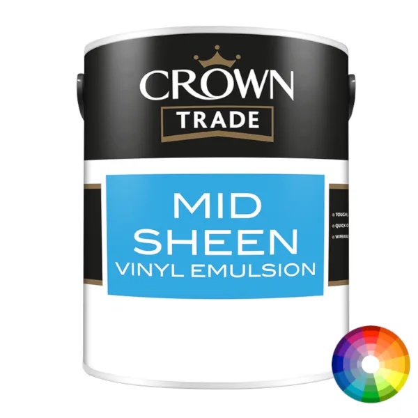 Crown mid sheen vinyl emulsion 600