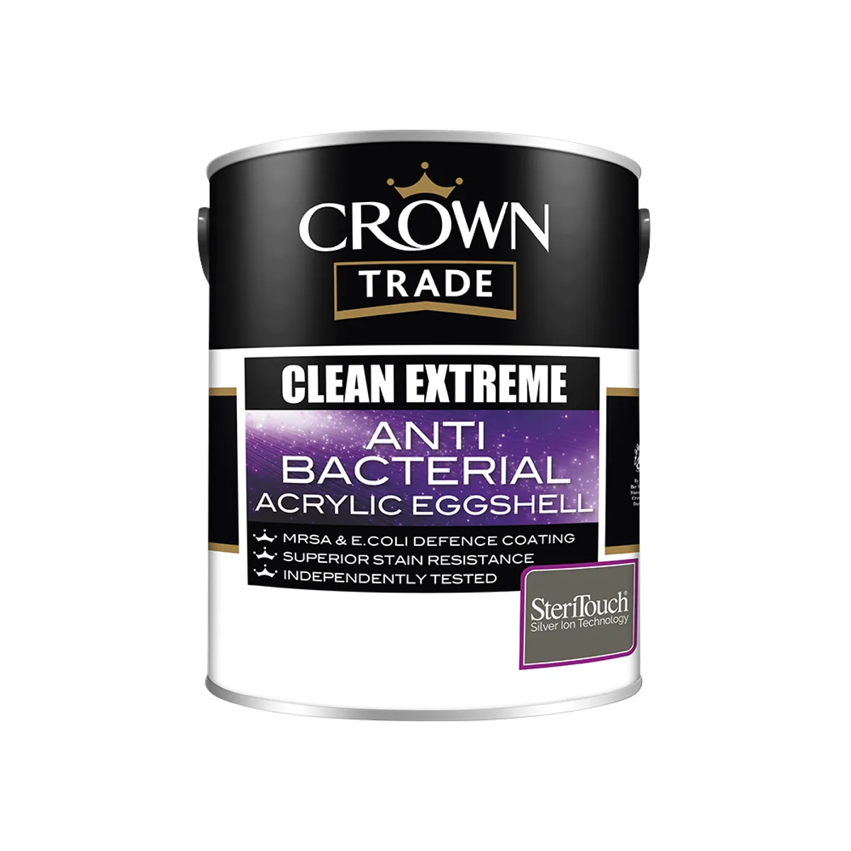 Crown Trade Clean Extreme Anti Bacterial Acrylic Eggshell 5 L