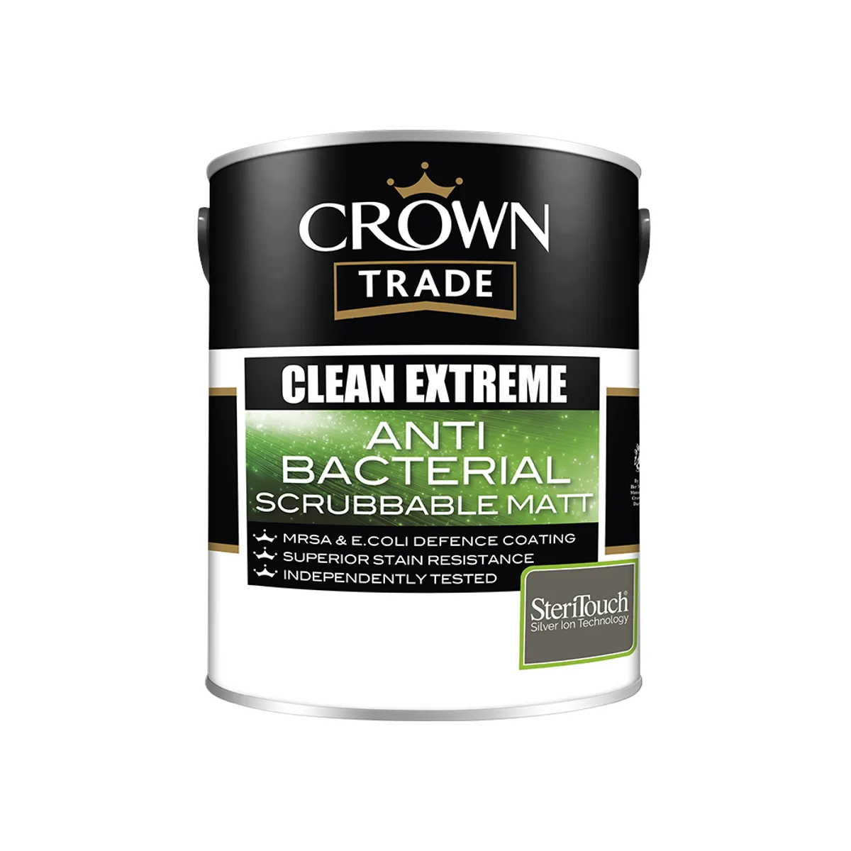Crown Trade Clean Extreme Anti Bacterial Scrubbbale Matt 5 L