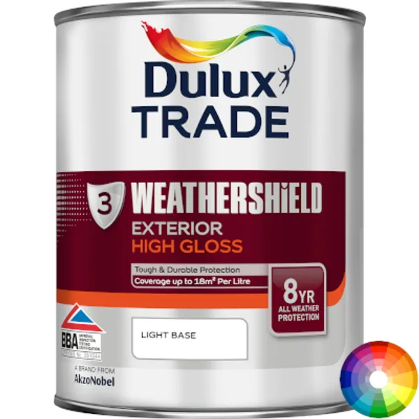 Dulux trade weathershield gloss tinted colour 400