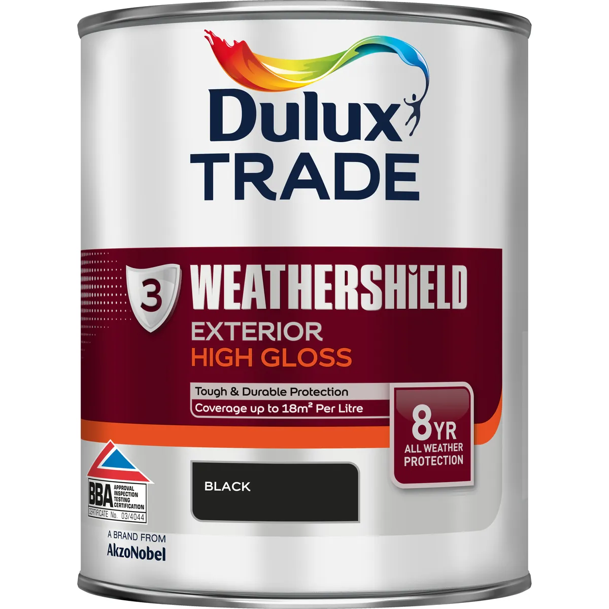 Dulux weathershield gloss black 800