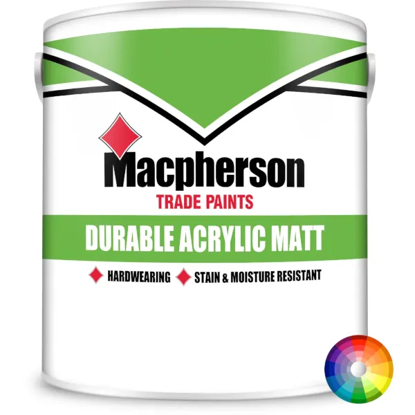 Macpherson Durable Acrylic Matt 25 L 600 tinted
