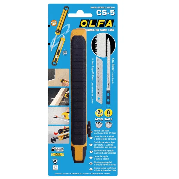 Olfa multi purpose key hole saw snap off cutter 12 5mm olf cs5 4726 600