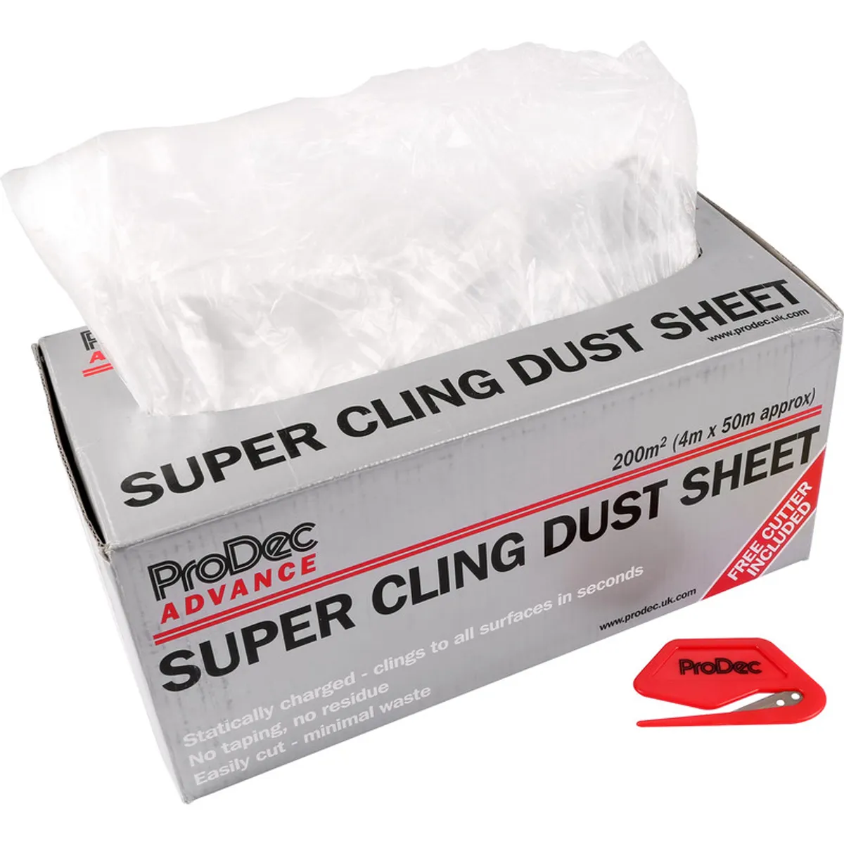 Prodec super cling dust sheet