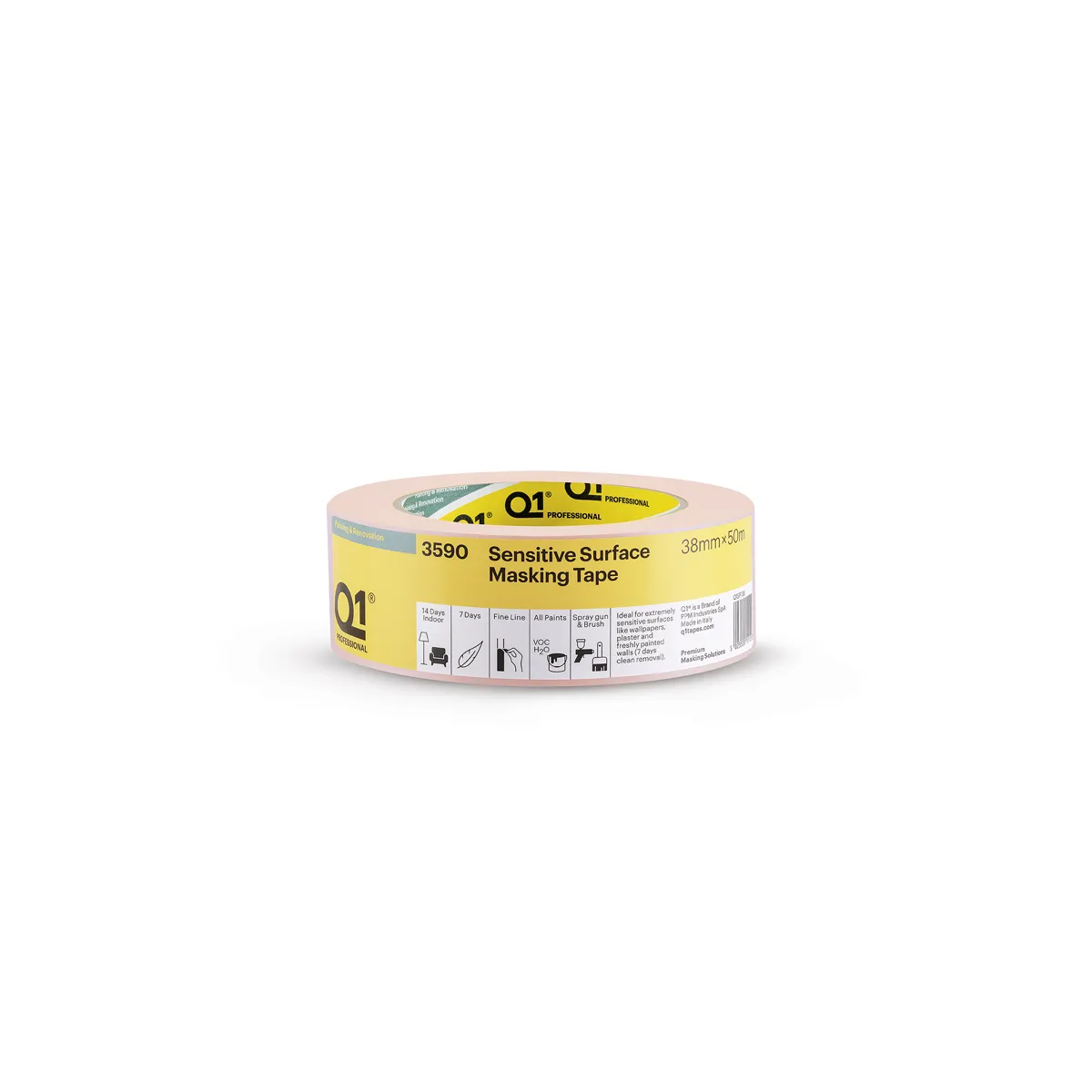 Q1 Senstive Surface Masking Tape 38mm