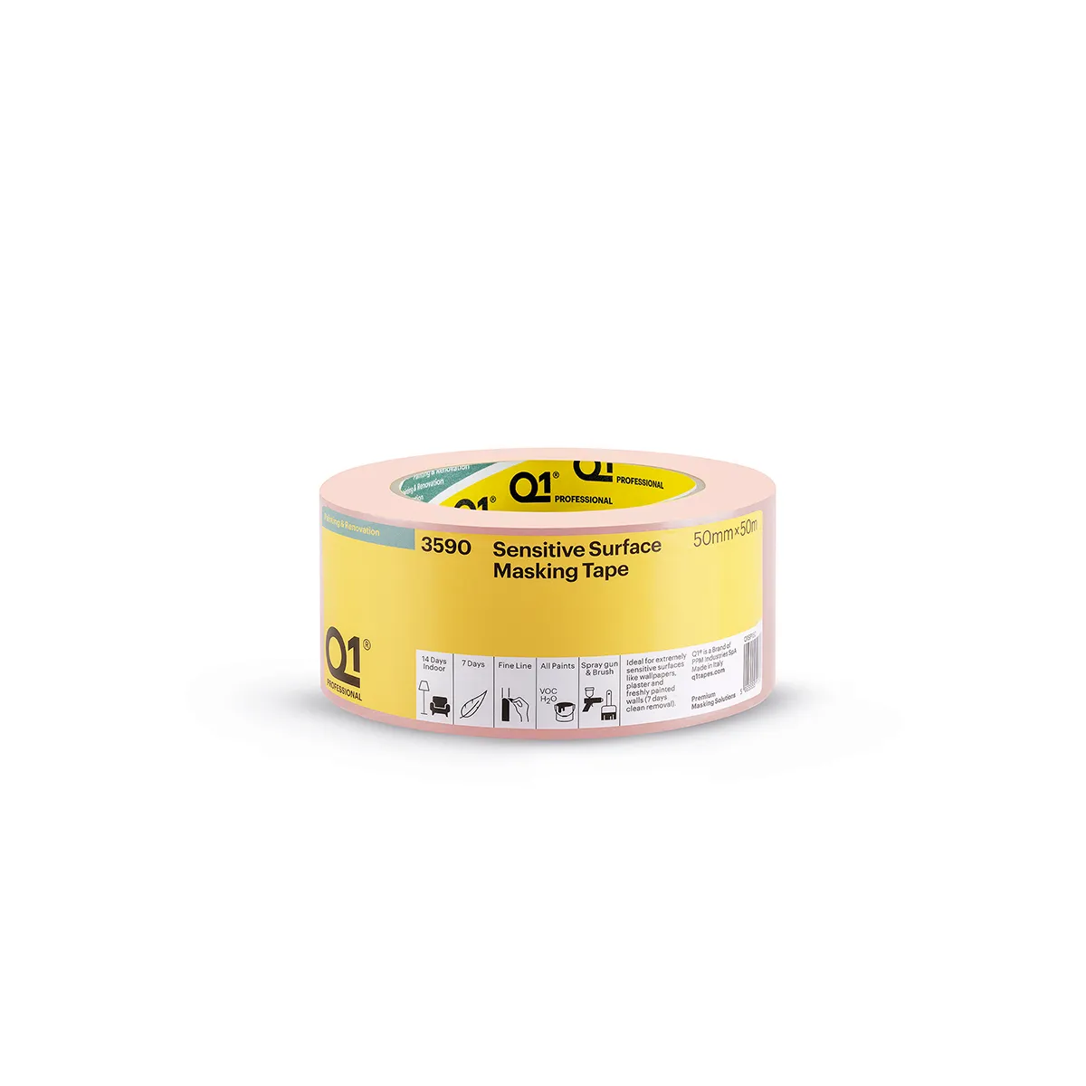Q1 Senstive Surface Masking Tape 50mm