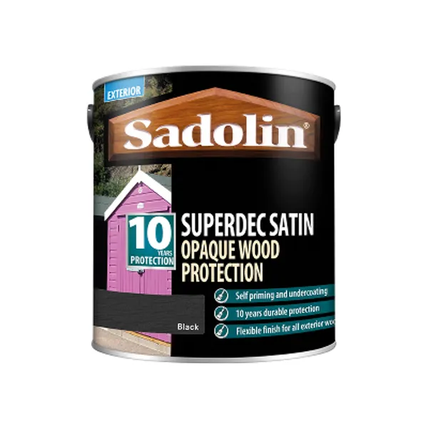 Sadolin Superdec Satin 2 5 L Black 4