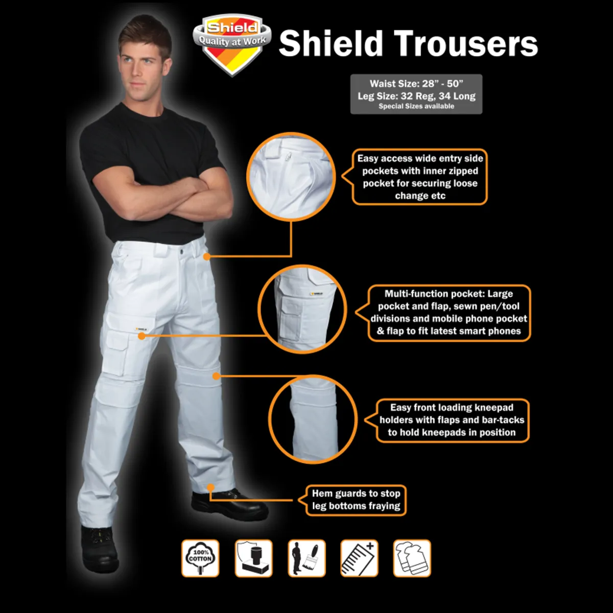 Shield painters trouser
