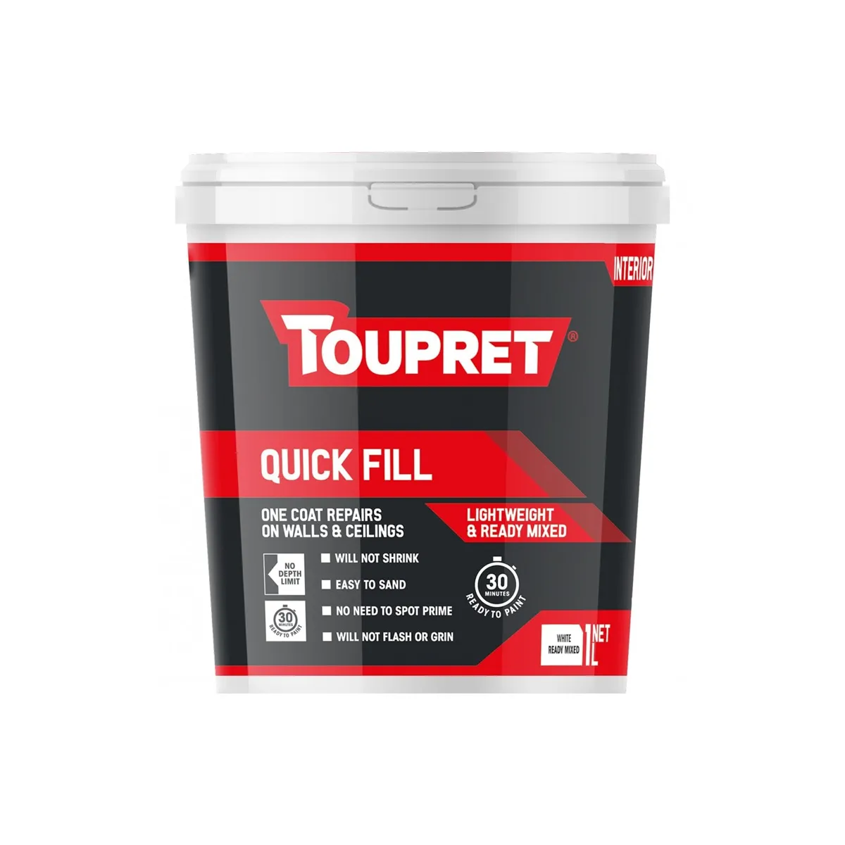 Toupret Lightweight Ready Mixed Filler
