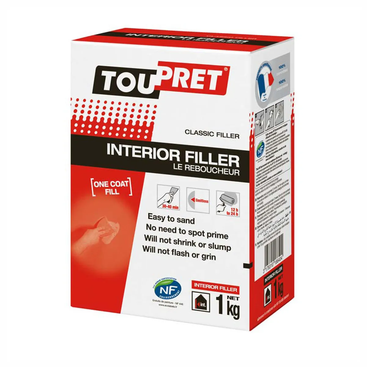 Toupret Interior Filler 1Kg
