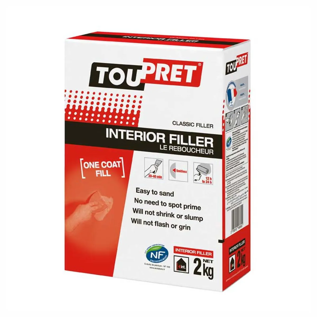 Toupret Interior Filler 2Kg