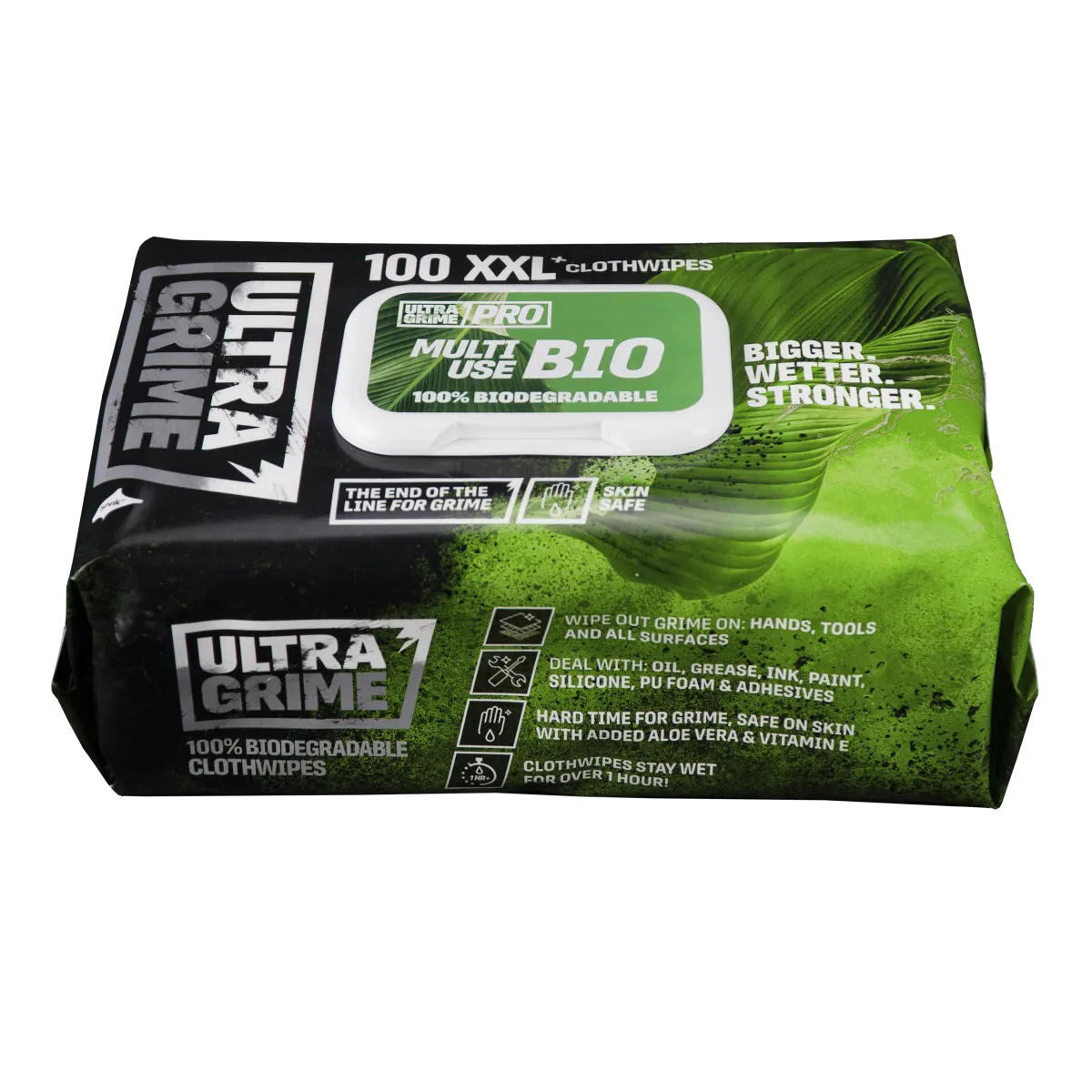 Ultra grime biodegradable wipes