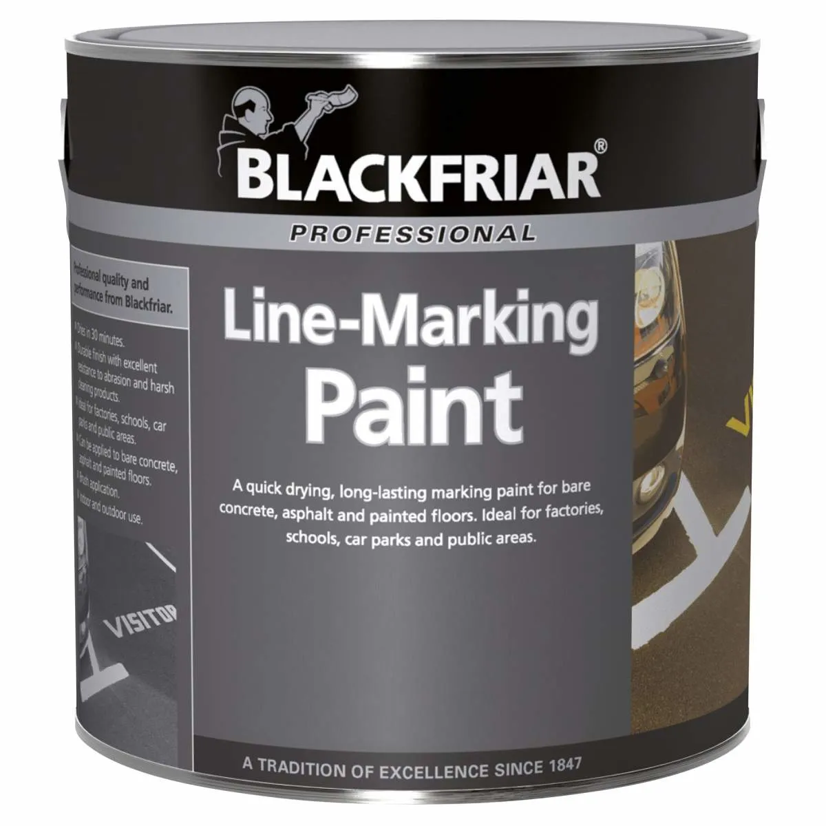 White line marking paint 1200