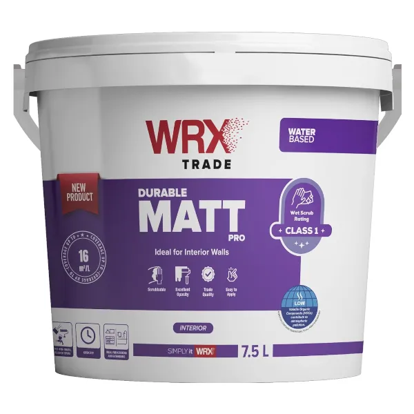 Wrx durable matt white 600