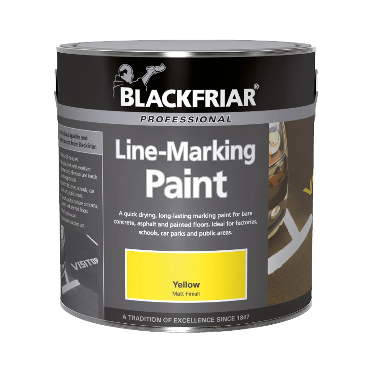 Yellow line paint 800