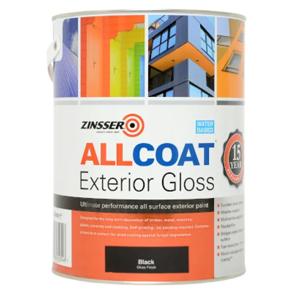 Zinsser allcoat gloss black 400